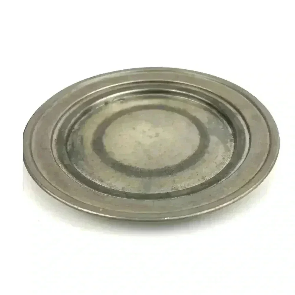 VTG Preisner‎ Pewter Butter Dish Plate ONLY Replacement #2187 Home Decor Silver